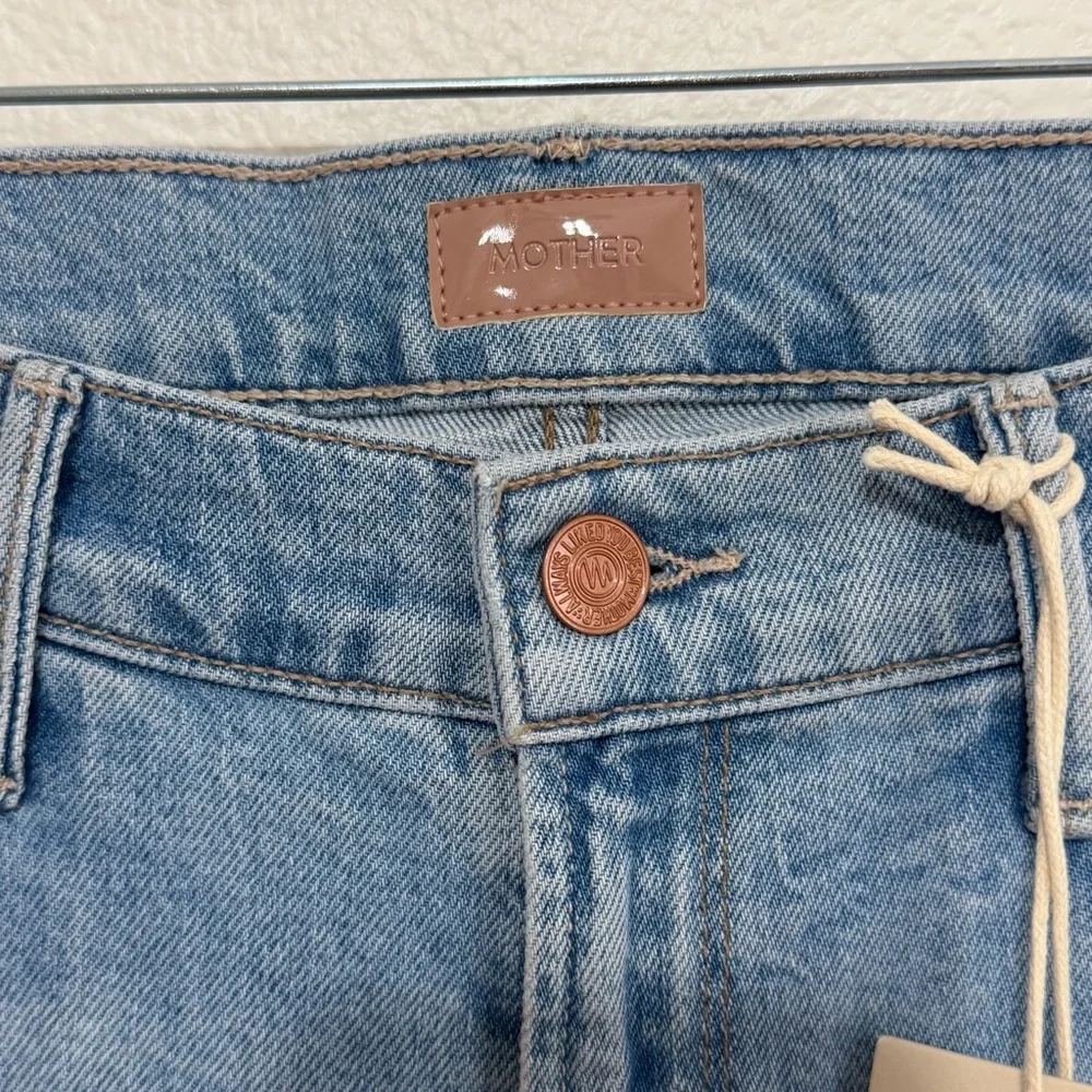 NWT MOTHER The Doozy High-Rise Flare Jeans Women's 29 Blue Let's Get It Together - Picture 6 of 16